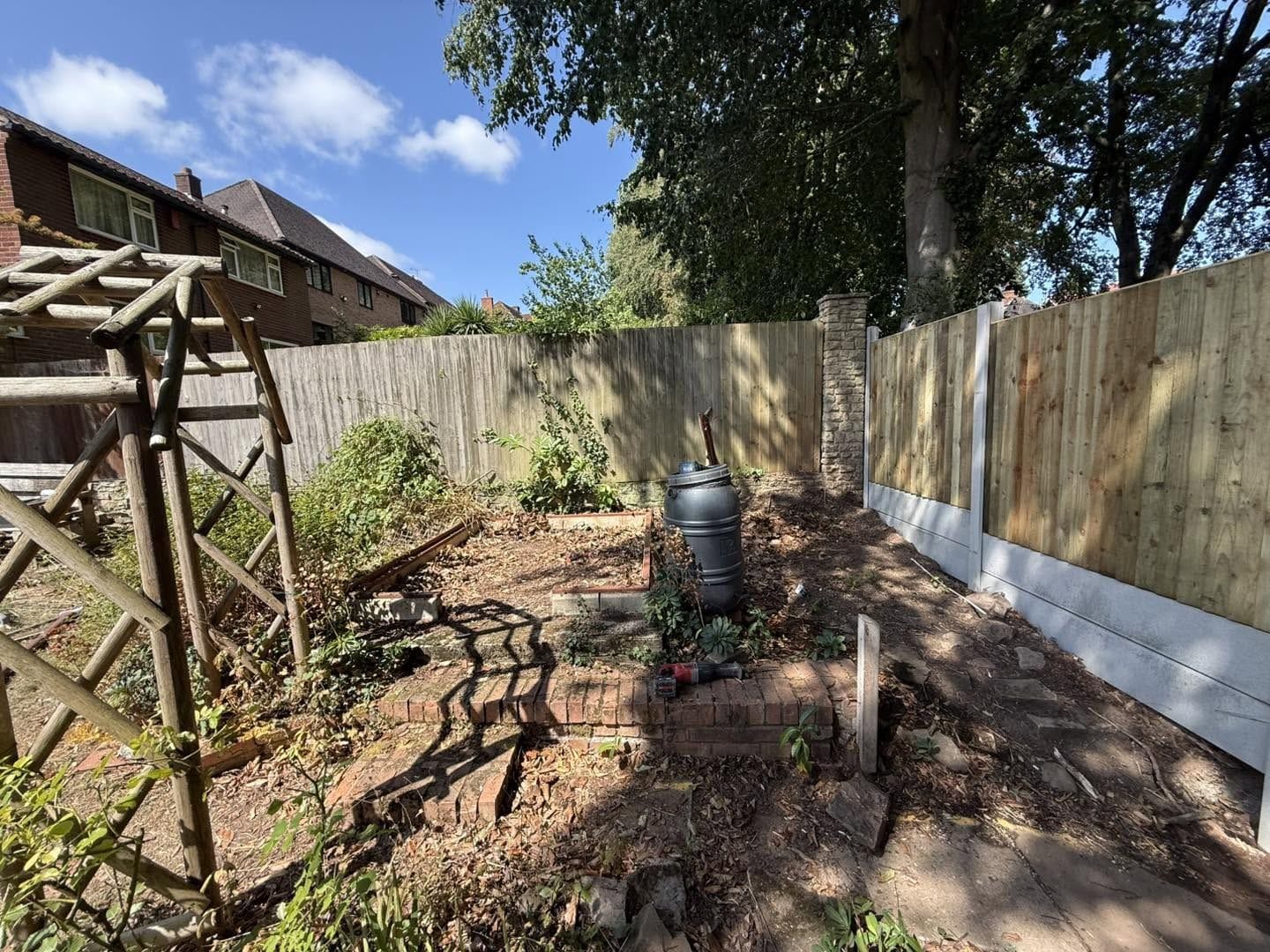 Garden before, second view, Barnt Green