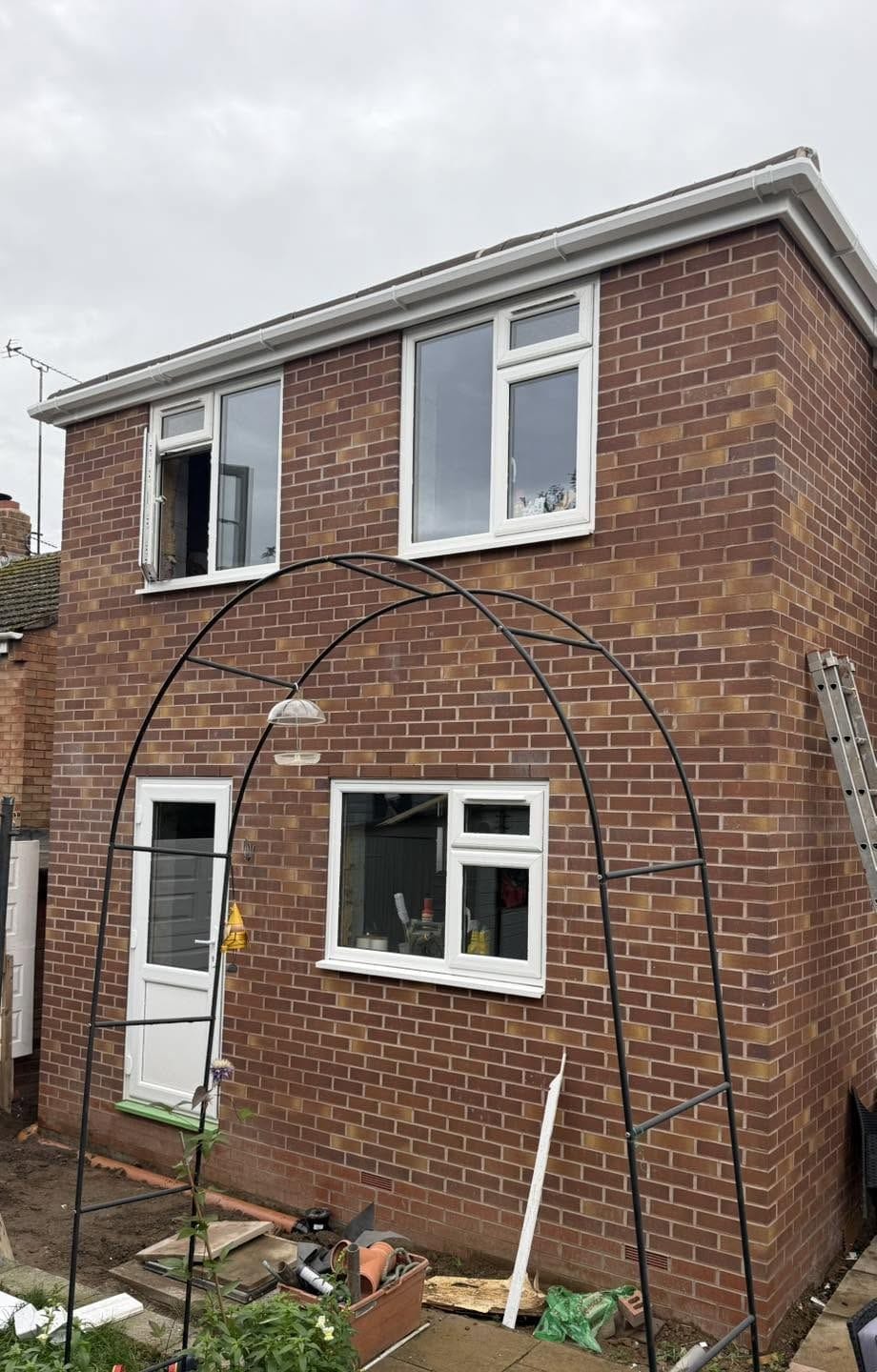 Finished extension, second rear view, Bewdley