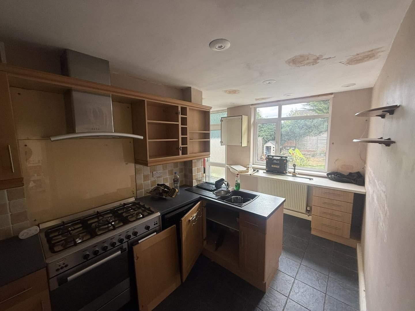 Old kitchen before the work, Bewdley