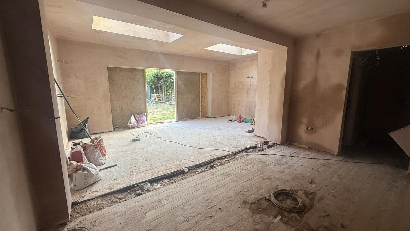 Open-plan space with roof lights, Bromsgrove