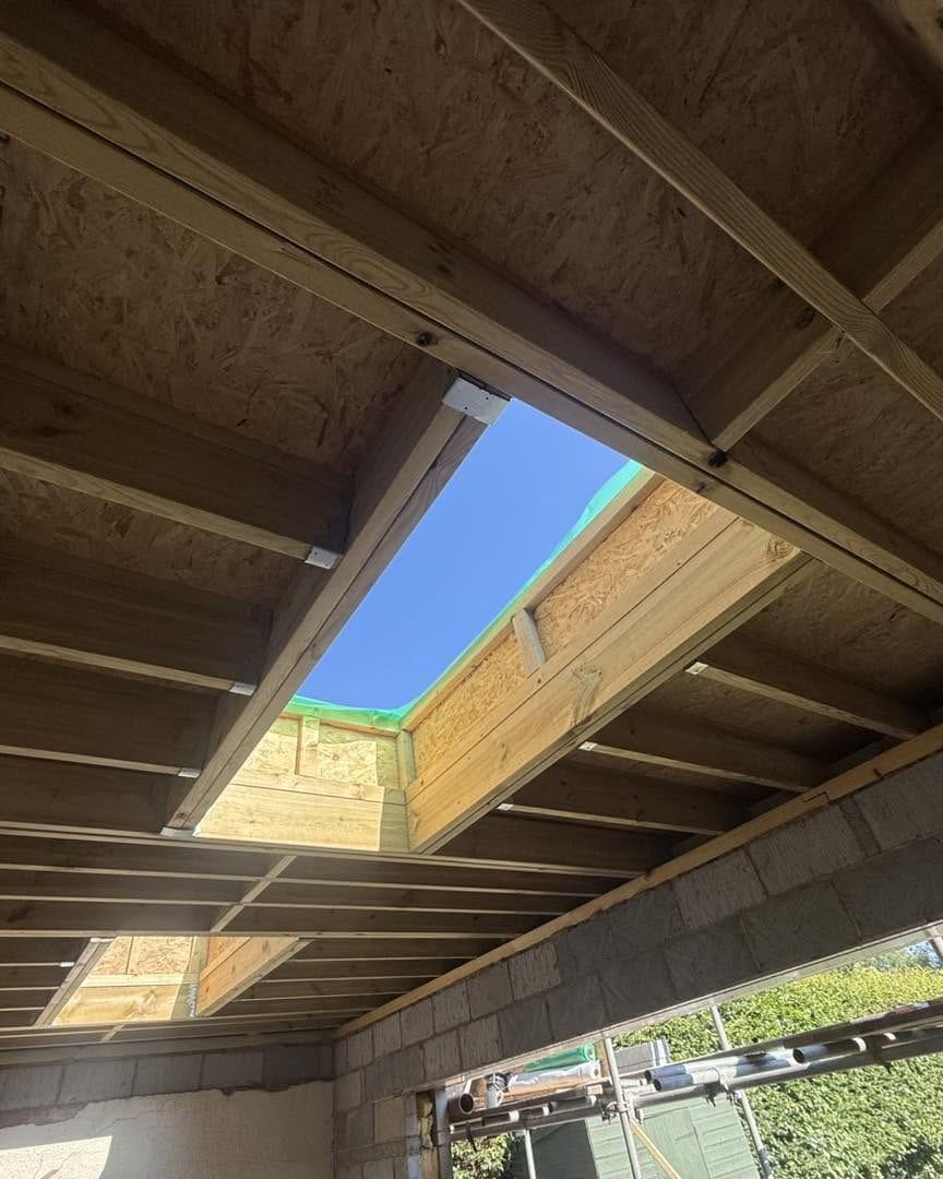 Roof light opening seen from below, Bromsgrove