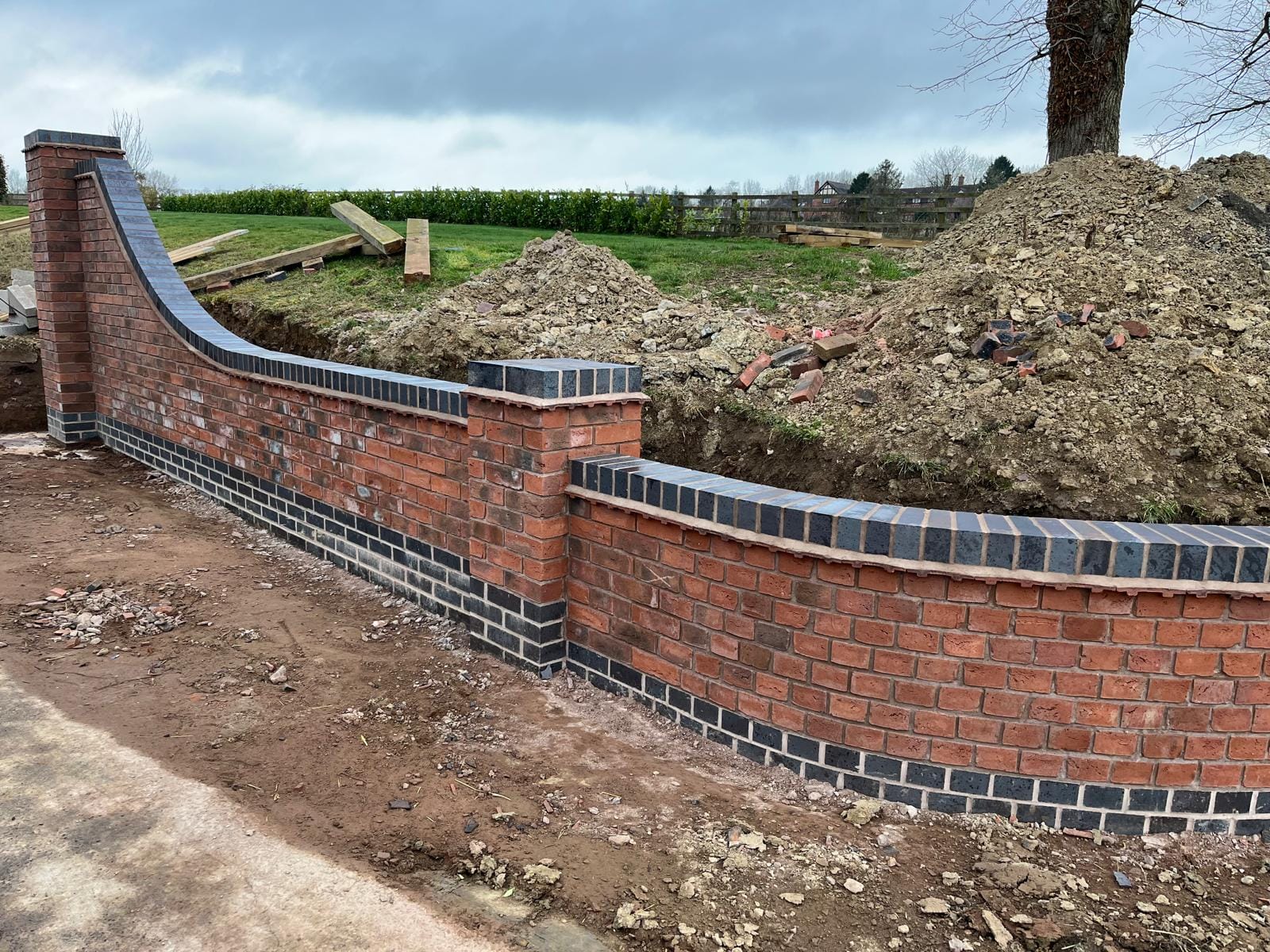 Decorative Brickwork & Entrance Walls — photo 11