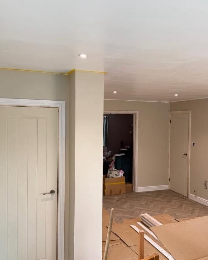 Hallway with new internal doors fitted, Droitwich