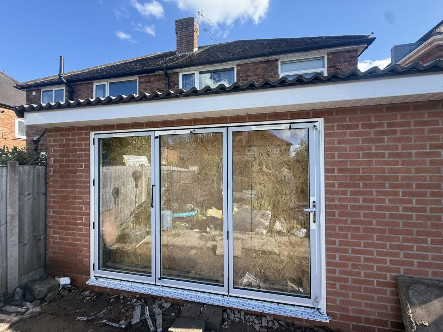 Rear extension with new bifold doors, Kidderminster
