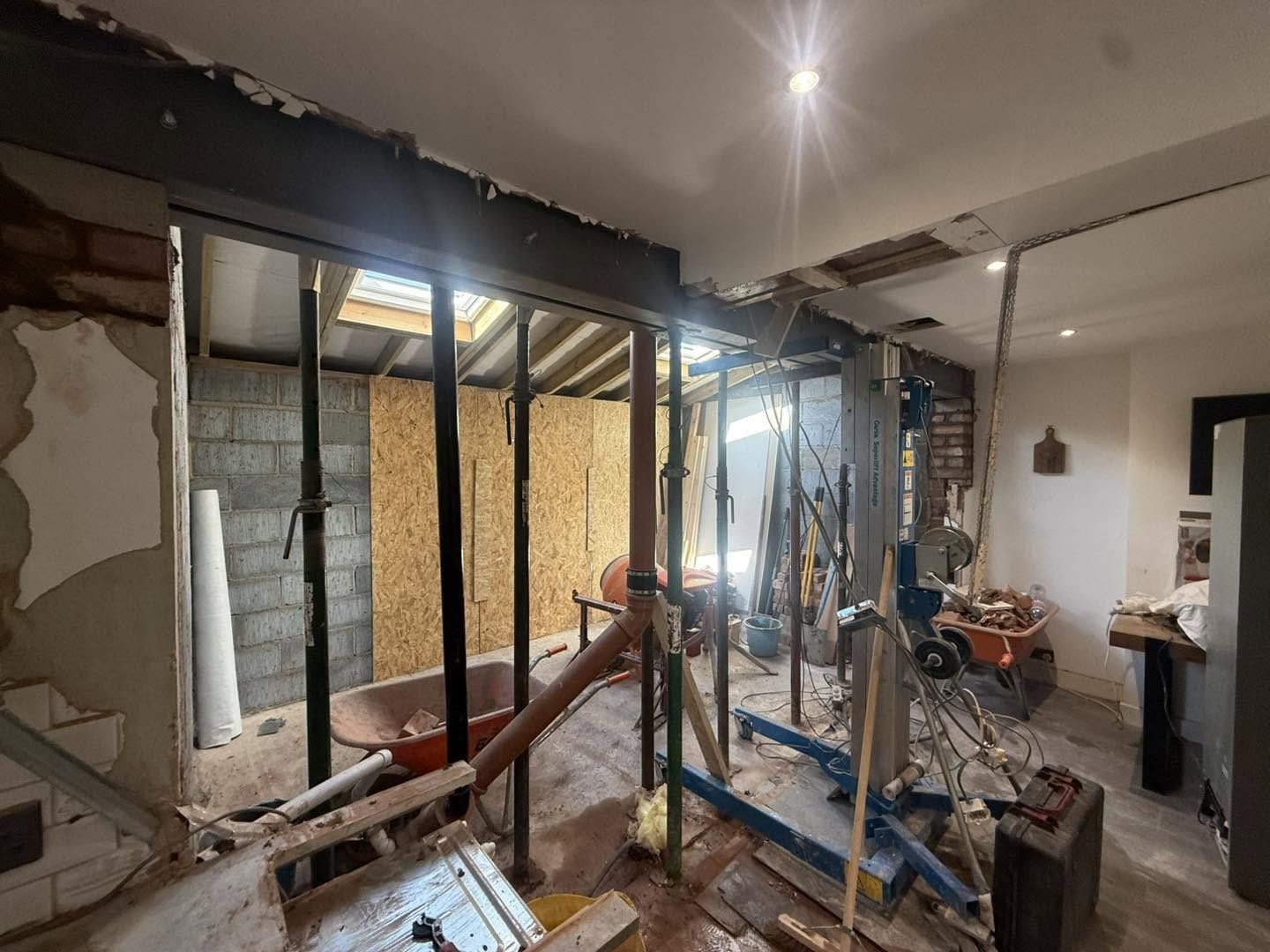 Opened-up space with the new steels, Kidderminster