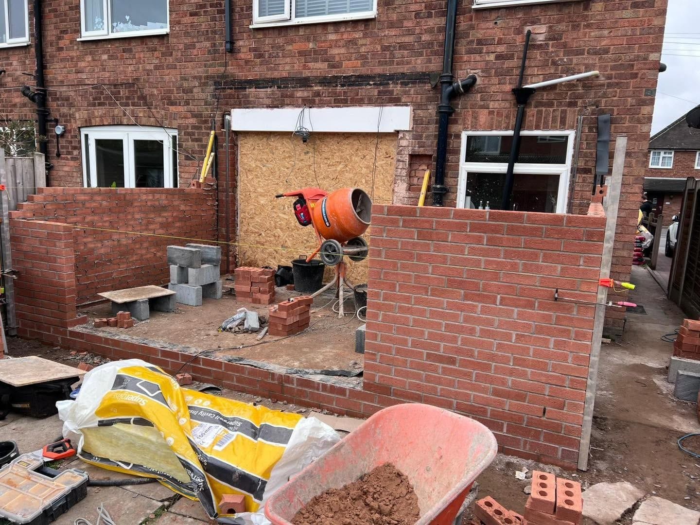 Brickwork rising, Kidderminster
