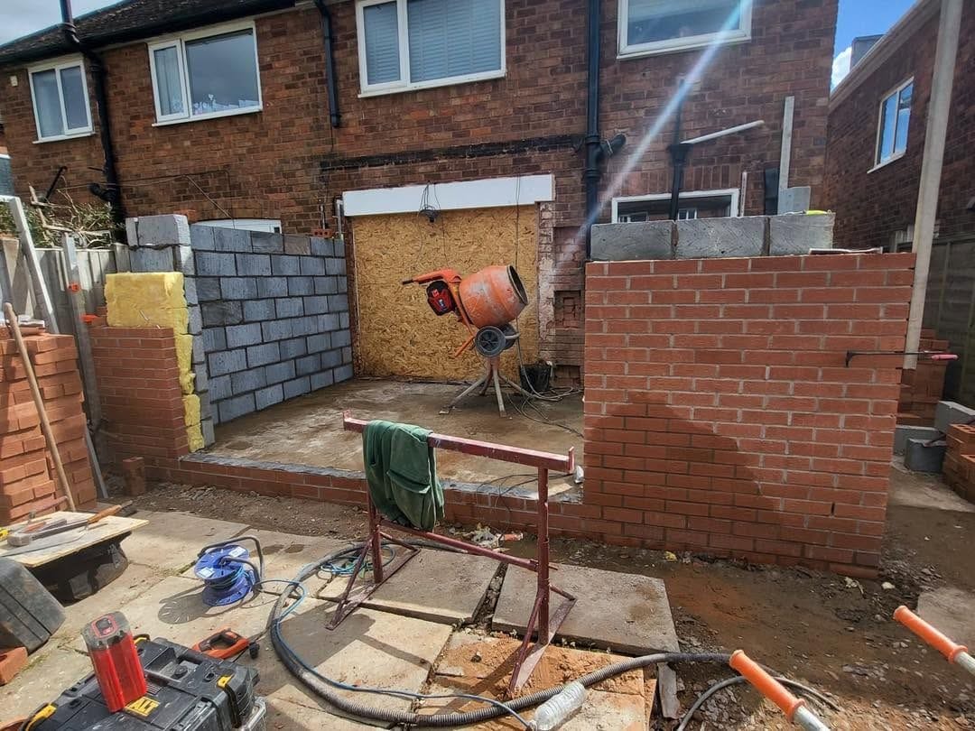 Brick and blockwork progress, Kidderminster