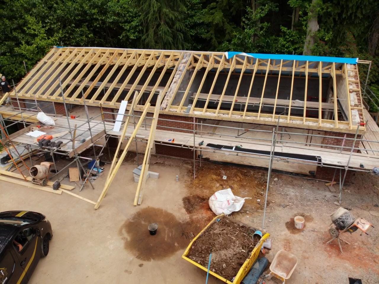 Triple Garage Build — photo 18